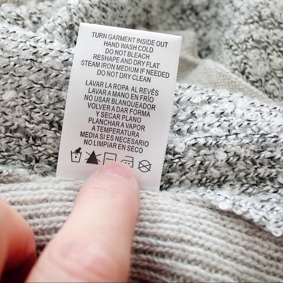 Women's Olivia Sky Heather Vanilla Boucle Wool Blend Vest, Gray, Size Medium - Picture 10 of 11